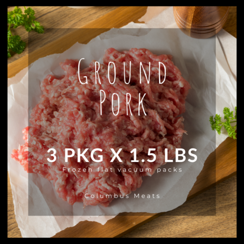 Ground pork raw