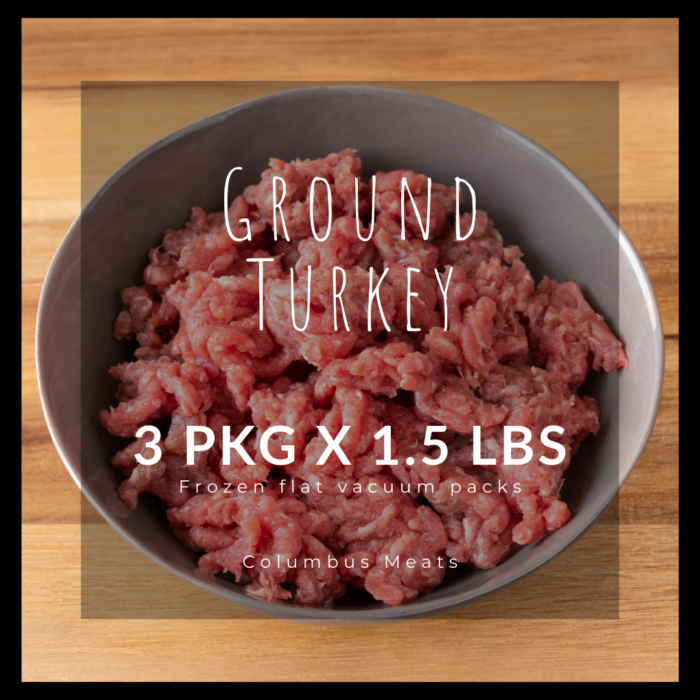 Ground Turkey - 3 pkg x 1.5 lbs