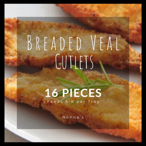 Breaded veal cutlets